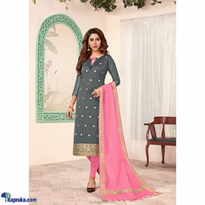 UNSTITCHED 3 PIECES MATERIAL Banarasi Straight cut Shalwar -002 Buy Qit Online for specialGifts