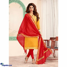UNSTITCHED 3 PIECES MATERIAL Banarasi Straight cut Shalwar -004 Buy Qit Online for specialGifts