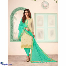 UNSTITCHED 3 PIECES MATERIAL Banarasi Straight cut Shalwar -005 Buy Qit Online for specialGifts