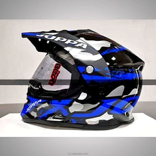 Beon Joppa Black and Blue Free Size Helmet - Beon Joppa V Buy Automobile Online for specialGifts