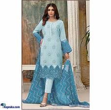 PAKISTANI SUITS Straight cut Shalwars-Blue Buy Qit Online for specialGifts