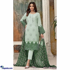 PAKISTANI SUITS Straight cut Shalwars-green Buy Qit Online for specialGifts