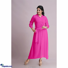 Twill Rayon Front Knot Dress Buy INNOVATION REVAMPED Online for specialGifts