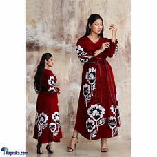 Rayon Batik Overlap Dress Buy INNOVATION REVAMPED Online for specialGifts