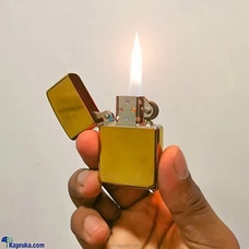 Zippo Lighter -Gold (A Grade Quality Copy - Refillable- without liquid ) Buy Online Grocery Online for specialGifts