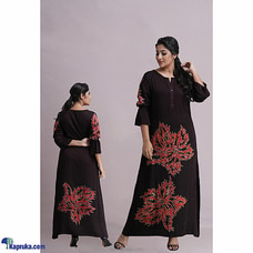 Silk Batik Maple Leaf Dress Buy INNOVATION REVAMPED Online for specialGifts