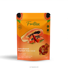 Fruitiees By Ceylon Agri Dried Dehydrated Papaya - 60g - Snacks And Sweets at Kapruka Online