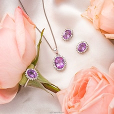 Chamathka Diana Amethyst S925 Sterling Silver full set Buy Chamathka Online for specialGifts