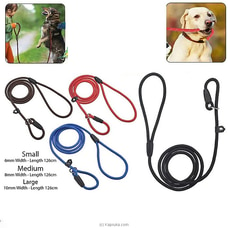 Durable Nylon Rope Training Slip Lead Leash Pet Dog Strap Adjustable P Choke Traction Puppy Dogs Pets Outdoor Strong Collar Obedience Walking C Buy pet Online for specialGifts