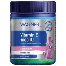 Wagner Vitamin E 1000IU 100 Capsules Buy Wagner Online for specialGifts