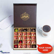 Happy Birthday 25 Piece Chooclate With The Customized Name at Kapruka Online