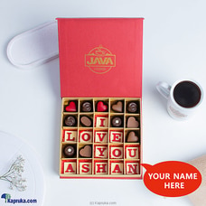 I Love You 25 Piece Chocolate Box With The Customized Name  By NA  Online for specialGifts