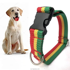 Adjustable Hard Nylon Dog Neck Collar Clip Clasp Bob Marley Style Red Green Yellow Necklace at Kapruka Online
