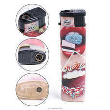 Sweet Lip Printed Jet Frame Lighter ( Cigarette Lighter, Windproof Lighter For Candle, Kitchen, BBQ )  Online for specialGifts