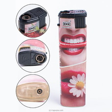 Kiss Me My Sexy Lip Printed Jet Frame Lighter  ( Cigarette Lighter, Windproof Lighter For Candle, Kitchen, BBQ ) Buy Online Grocery Online for specialGifts