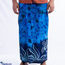 Hand Craft Batik Sarong Blue Buy RAYGA Online for specialGifts