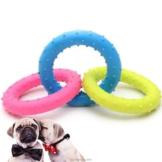 Small Rubber Circle Shaped Dog Toy Molar Bite Resistant Chew Tire Donut Toy for Small Pet Puppy Outdoor Training Pet Supplies Toys  Online for specialGifts