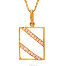 Arthur 22kt Gold Pendent With Zercones Buy Arthur Online for specialGifts