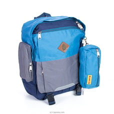 Blue school back pack with Pencil case, Mid school Fashion Backpack  Online for specialGifts