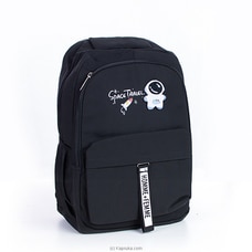 Space School back Pack, 3 pockets, teen school bags - Black Buy childrens Online for specialGifts