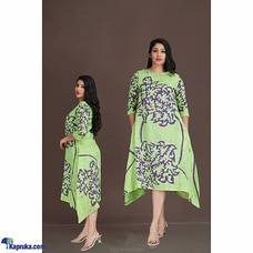 Cotton Silk Batik Leaves Dress Buy INNOVATION REVAMPED Online for specialGifts