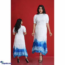 Cotton Silk Tie Dye Splash Dress Buy INNOVATION REVAMPED Online for specialGifts
