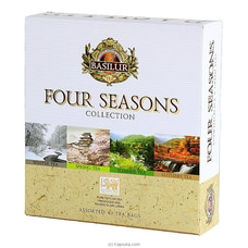 BASILUR TEA -FOUR SEASONS - TEA BAG - FOIL ENV - ASSORTED 40 E- (10E X4) -70g (71561-00) Buy Get Sri Lankan Goods Online for specialGifts