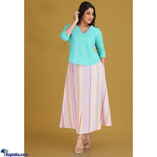 Linen Multi-Coloured Long Skirt Buy INNOVATION REVAMPED Online for specialGifts