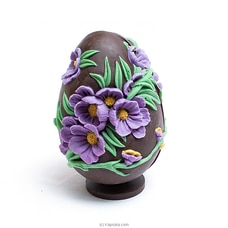 Shangri La Easter Flower Embroidery Dark Chocolate Egg Buy Shangri La Online for specialGifts