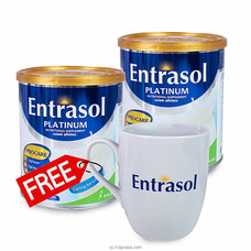 Two Entrasol Platinum Nutritional Supplement-400g With Free Mug ( Royal Fernwood Porcelain ) - Dairy Products at Kapruka Online