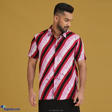 Rayon Batik Coloured Stripes Shirt Buy INNOVATION REVAMPED Online for specialGifts
