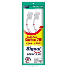 Signal Toothbrush Deep Clean Double Pack Buy Unilever Online for specialGifts