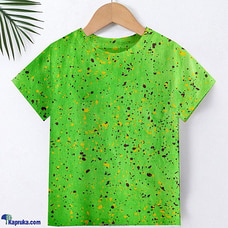 Just Kids Polka dots T-shirt-Green Buy JUST KIDDING CLOTHING Online for specialGifts