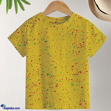Just Kids Polka dots T-shirt-Yellow Buy JUST KIDDING CLOTHING Online for specialGifts