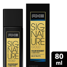 AXE Signature Gold Italian Bergamot And Amber Wood 80ML Buy fathers day Online for specialGifts
