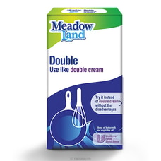 Meadow Land Double Cream Tetra Pack 1L Buy Online Grocery Online for specialGifts