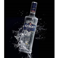 Keroff Vodka Charcoal Filtered 40% ABV 750ml  Online for specialGifts