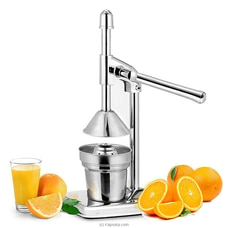 Manual Orange Juicer Stainless Steel Chrome Citrus Hand Press Fresh Fruit Squeezer Pro Extractor Buy mothers day Online for specialGifts