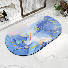 Diatom Mud Stone Pattern Quick-Drying Absorbent Bath Mat Anti-Slip Carpet Household Shower Room Bathroom Decorative Rug at Kapruka Online