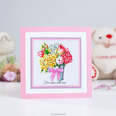 For Mum With Love Pink Greeting Card at Kapruka Online