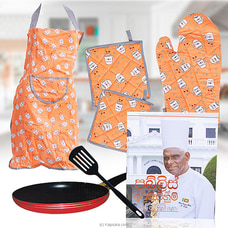 Cook in Style - Apron,Gloves ,Mats,`Publisge Iwum Pihum` Cookery Book, Fry Pan Non-Stick Buy Books Online for specialGifts