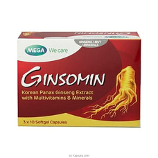 Ginsomin - 3x10 Softgel Capsules Buy Megawecare Online for specialGifts