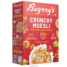 BAGRRY`S CRUNCHY MUESLI WITH ALMOND, RAISINGS AND HONEY 200g Buy Online Grocery Online for specialGifts