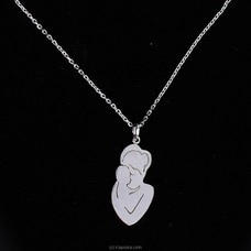 Sterling Silver Handmade Mother And Baby Pendant With Chain Buy mothers day Online for specialGifts