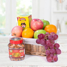 Fields Of Flavor Basket -Fruit Basket Buy new born Online for specialGifts