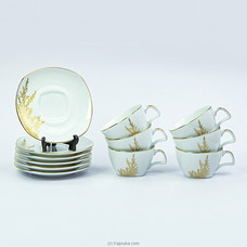 Arabella Gold 12 Pcs Tea Set - DEF2-TE012-0-00706-00 Buy Dankotuwa Online for specialGifts