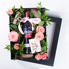 Celebration Of Love Flowers Namp; Wine Gift PINKROSES at Kapruka Online