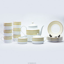 Roxi Gold 17 Pcs Tea Set - DLF2-TE017-0-05418-00 Buy Dankotuwa Online for specialGifts