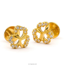 Raja Jewellers 22K Gold Ear Stud Set With 0.28ct Rounds  C-ZE000002 Buy Raja Jewellers Online for specialGifts