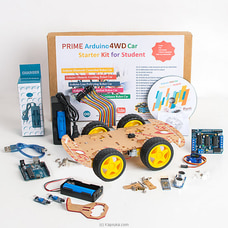 Prime Arduino 4WD Car Starter Kit For Student - Educational Toy - Arduino - Electronics - Robotics at Kapruka Online